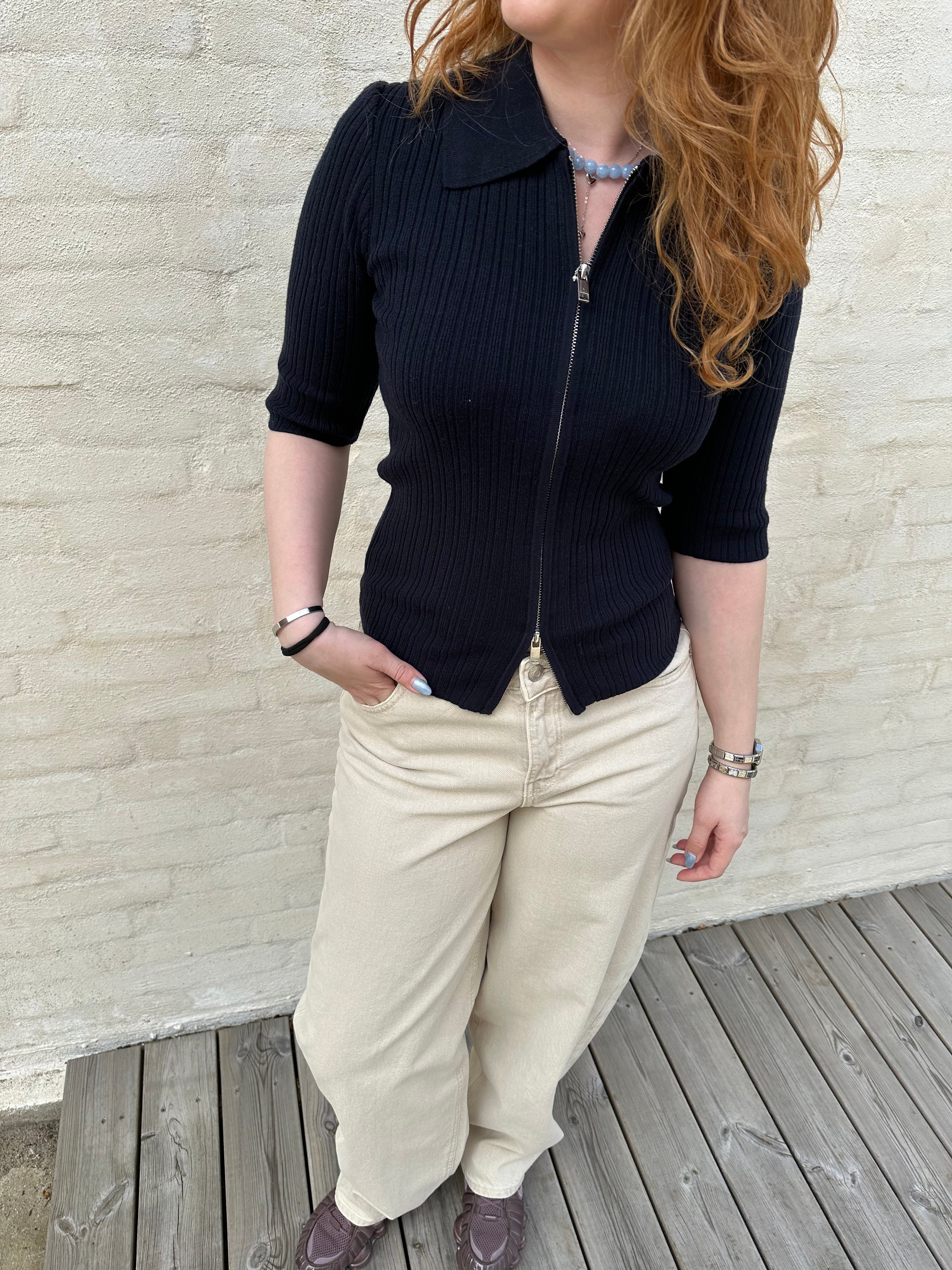 AWHANNA Knitted Cardigan - Night Sky